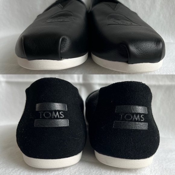 Toms Star Wars slip on shoes size US 11 leather black. Darth Vader/Stormtrooper - Picture 5 of 8